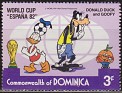 Dominica 1982 Walt Disney 3 ¢ Multicolor Scott 747